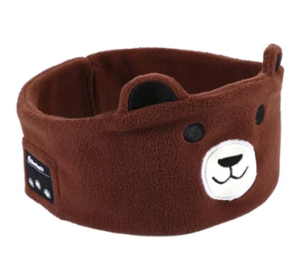 Cozy Critters Sleepy Headband – Plush Animal Sleep Mask with Bluetooth Speakers